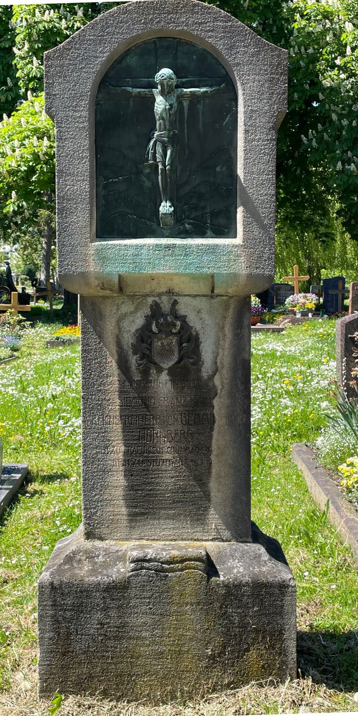 Grabstätte von Siegmund Franz Karl Freiherr von Gemmingen-Hornberg auf Bergfriedhof Stuttgart